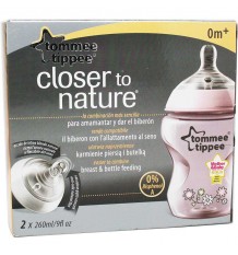 Tommee Tippee Pack de Bouteille Duplo 260 ml Rose
