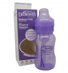 Dr Browns Bottle Wide Mouth Purple 240 ml