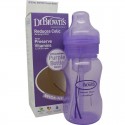 Dr Browns Biberon Boca Ancha Morado 240 ml