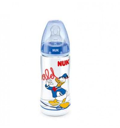 Nuk Biberon Silicona Pato Donald 2L Azul 300ml