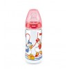 Nuk Biberon Silicona Pato Donald 2L rojo 300ml