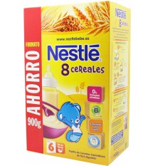 Nestle Cereales Papilla 8 cereales 900g