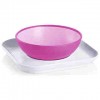 mam baby plate and bowl pink