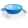 mam baby plate and bowl-blue