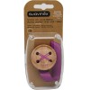 Suavinex Broche avec Bouton Ruban violet