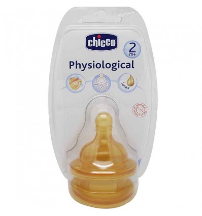 Chicco Nipples Latex Flow Variable 2 months