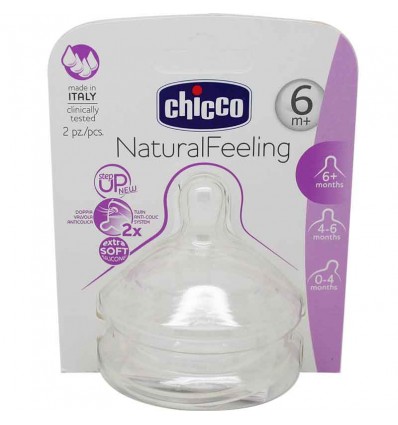 Chicco Tetina Step Up Fluxo mingau 2 unidade