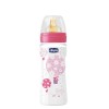 Chicco Biberon Fisiologico Latex Mingau 330 ml rosa