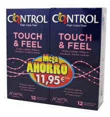 Control Preservativos Touch & Feel 12 unidades Duplo Oferta
