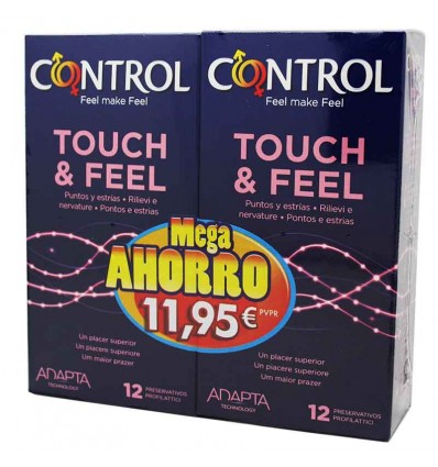 Controle Touch Feel Mega poupança