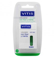 Cinta dental con cera fluor y menta vitis