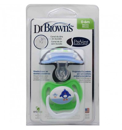 Dr browns Sucette Orthodontique nouveau-né Bleu
