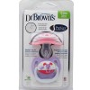 Dr browns Pacifier Orthodontic newborn Pink