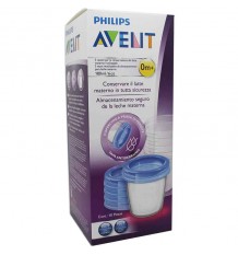 Avent Via Containers Breast Milk 180 ml 5 units SCF619/05