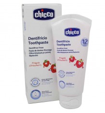 Chicco Nudeln Sahne Dentifrico Erdbeeren + 50 ml 12m