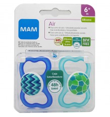 Mam Pacifier Air Silicone 6 months, Blue