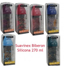Suavinex Haute Couture Biberon Silicone 3P 270 ml