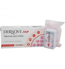 Dernove Tap Tapones Cera Algodon 12 Unidades