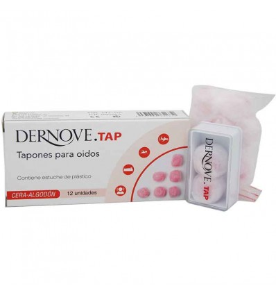 Dernove Tap Tapones Cera Algodon 12 Unidades Dernove Tap Tapones Cera Algodon 12 Unidades
