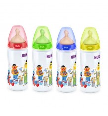 Nuk Biberon Latex Bairro Sésamo 2L 300 ml