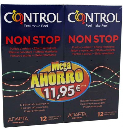 Preservativos Control Non stop Duplo Promocion