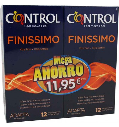 Preservativos Control Finissimo Duplo Promocion Preservativos Control Finissimo Duplo Promocion
