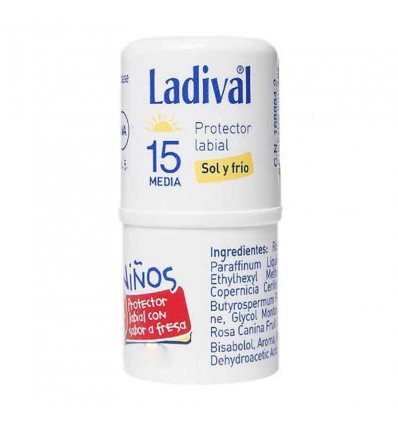 Ladival Niños Protector Labial Factor 15 Fresa