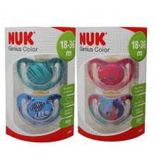 Chupeta Nuk Genius Latex 18-36 m 2 unidades