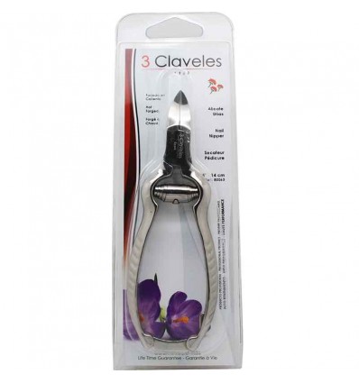 3 Carnations Pliers Pedicure to 14 cm, nickel-Plated
