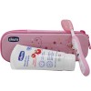 Chicco Set Dental Caixa Pasta, Escova rosa
