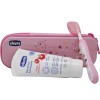 Chicco Set Dental Case Toothpaste Toothbrush pink
