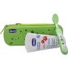 Chicco Set Dental Case Toothpaste Toothbrush green