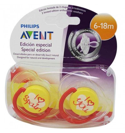 Avent Chupetes Silicona España 6-18 meses Avent Chupetes Silicona España 6-18 meses