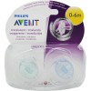 Avent Pacifiers Translucent 0-6 months blue green