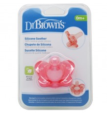 Dr Browns Chupete Silicona 1 Pieza Rosa Niña