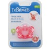 Dr Browns Pacifier Silicone 1 Piece Pink Girl