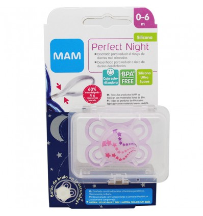 Mam Pacifier Perfect Night Silicone 0 months