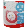 Nuk Sucette en Silicone Fantaisie Parc T2 1 pcs Rose