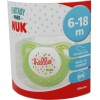 Nuk Sucette en Silicone Fantaisie Parc T2 1 pcs Vert