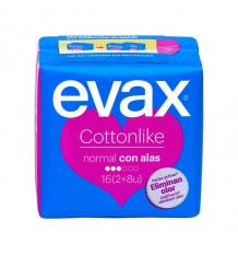 Evax Cottonlike Alas Normal 16 compresas