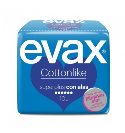 Evax Cottonlike Alas Super Plus 10 compresas