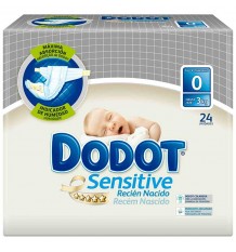 Dodot Pañal Sensitive T0 Hasta 3 Kg 24 Pañales