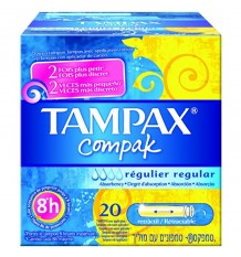 Tampax Compak Regular 22 Unidades