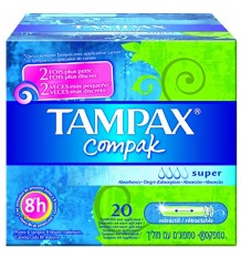 Tampax Compak Super 22 Unités