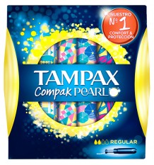 Tampax Pearl Compak Régulier De 18 Un