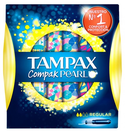 Tampax Compak Pearl Regular 18 Un