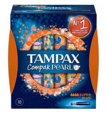 Tampax Compak Pearl Superplus 18 unid