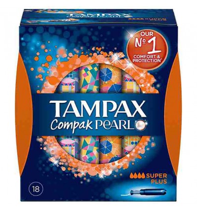 Tampax Compak Pearl Superplus 18 unid