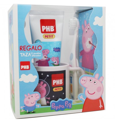 Phb Peppa Pig Pack Cepillo Gel Taza