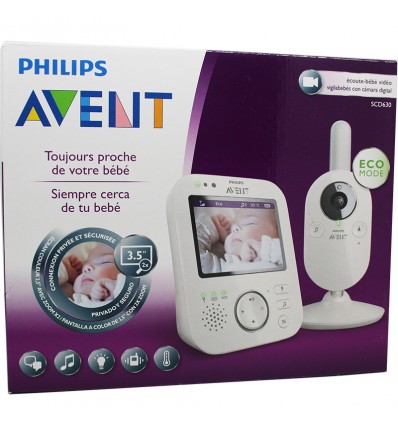 Avent Philips Video Camara Monitor SCD630